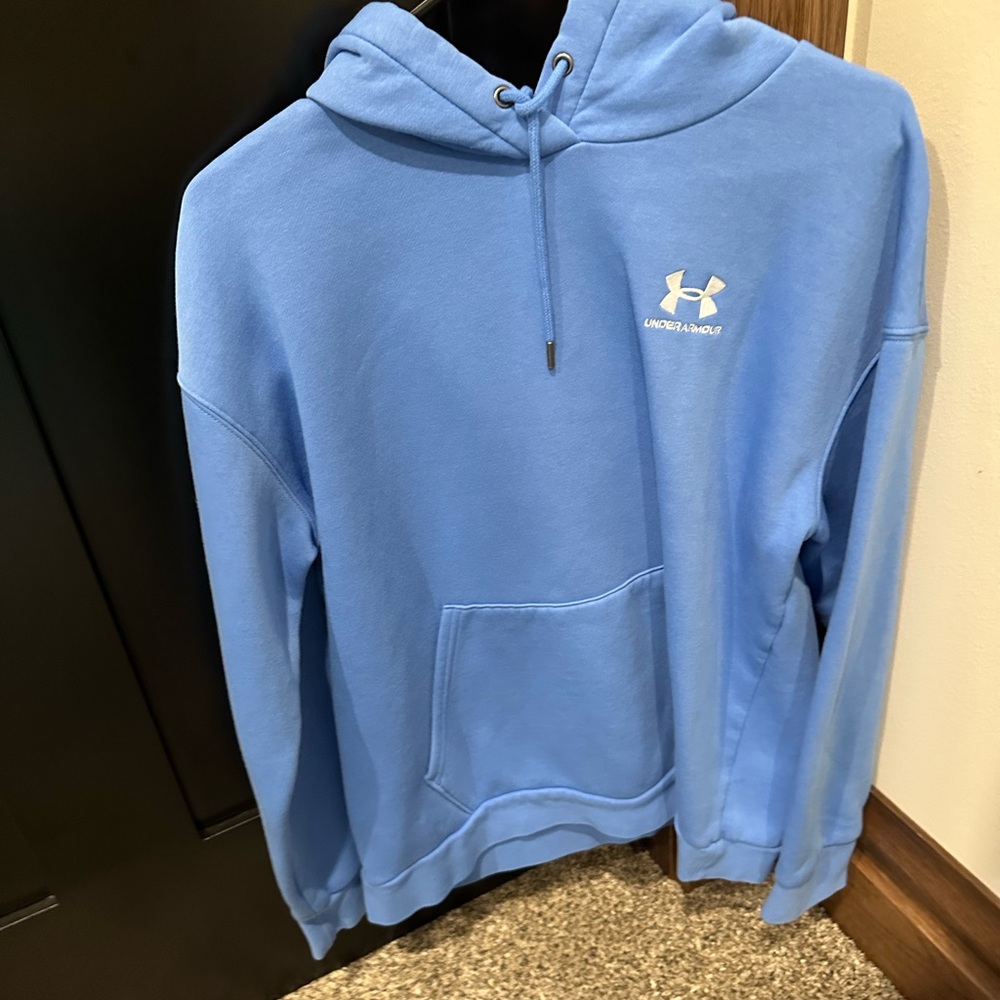 Under Armour Navy Hoodie with Gold Logo